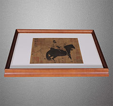 大冶书画装裱配框服务案例